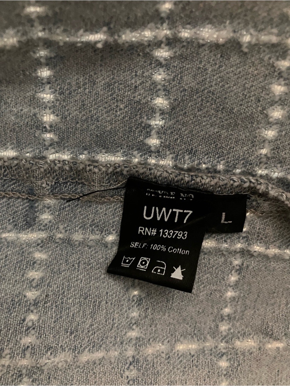 POL Light Blue Frayed Tie-Front Vest with Embroidered Floral Patch NWOT - Picture 6 of 6